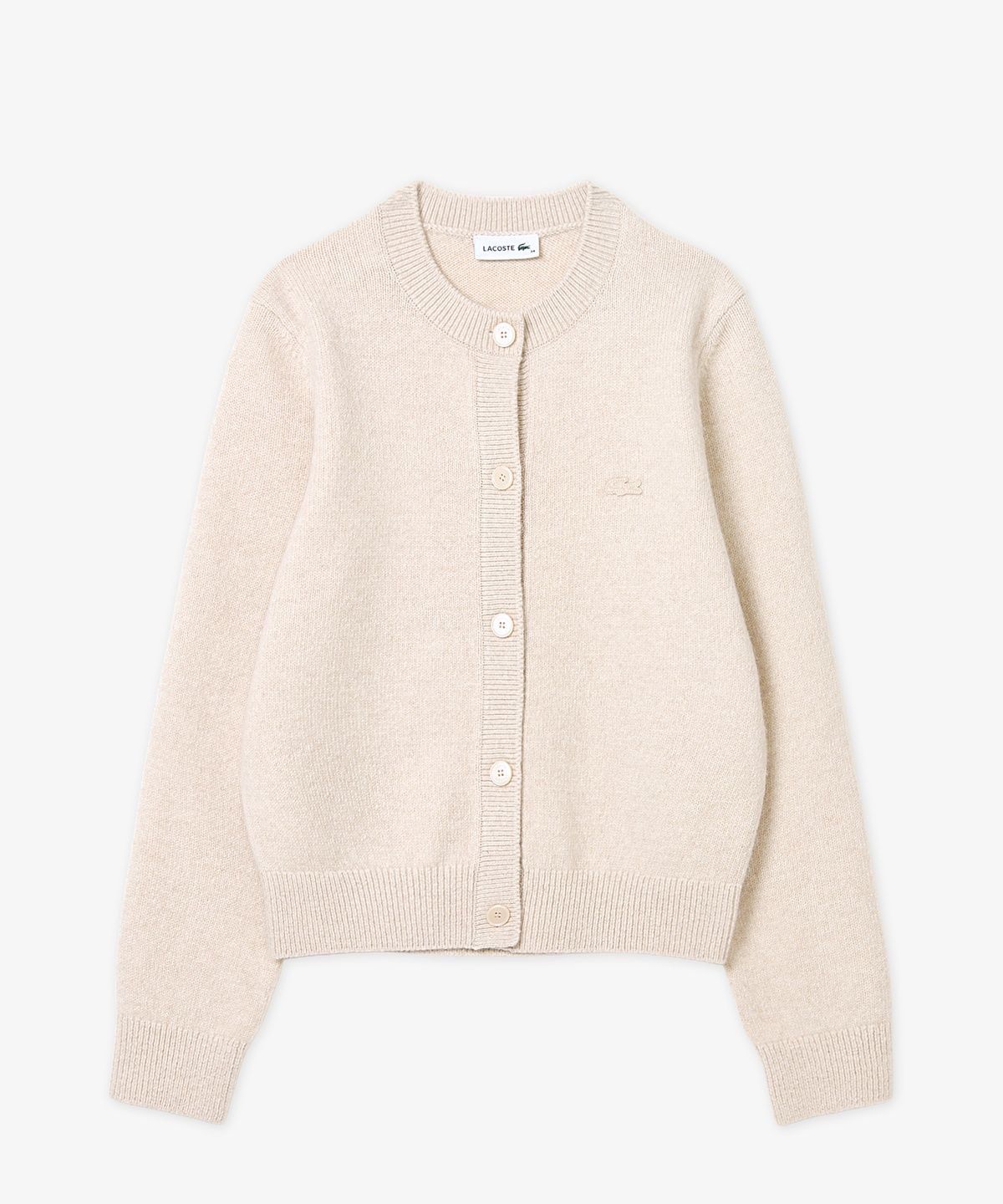 라코스테(LACOSTE) 여성 알파카 크루넥 가디건 AF409E-56N S69