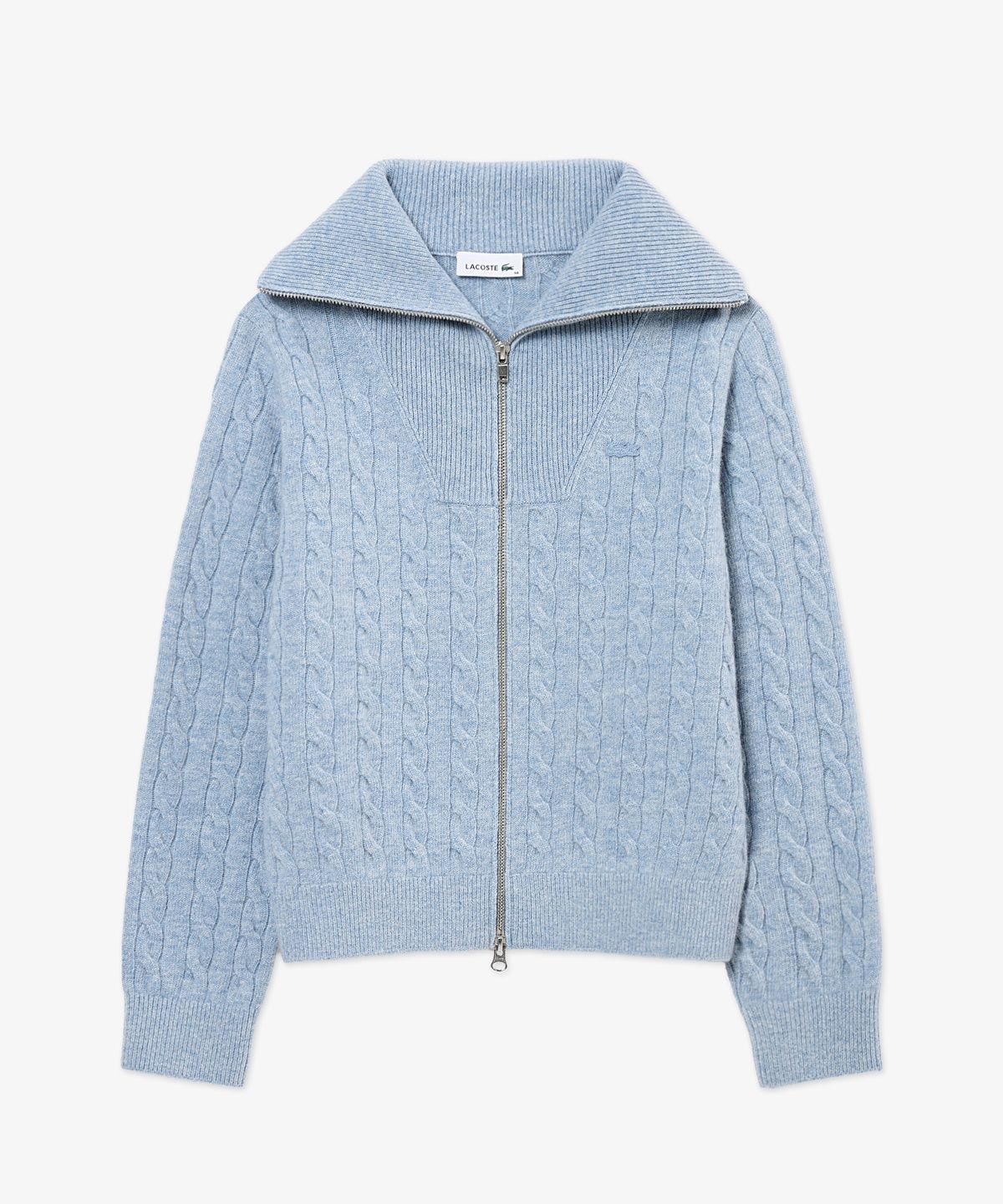 라코스테(LACOSTE) 여성 케이블 풀집업 가디건 AF413E-56N 57I