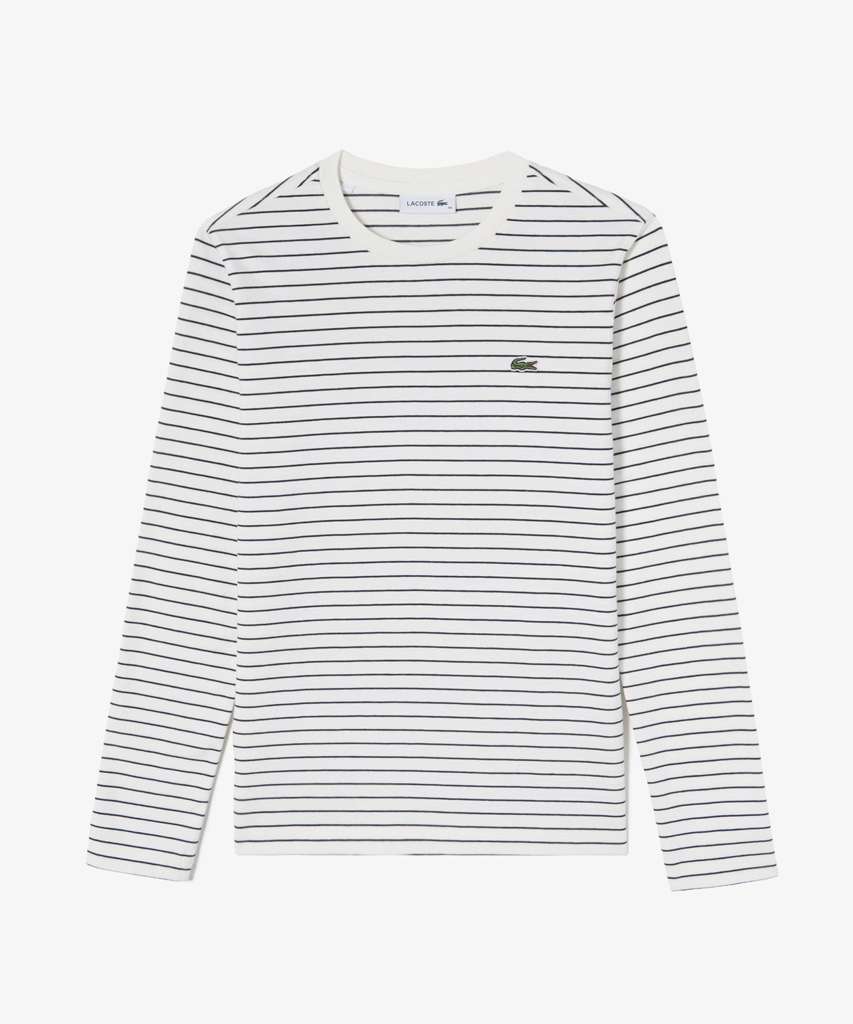 라코스테(LACOSTE) 여성 스트라이프 레귤러핏 긴팔 티셔츠 TF823E-56N 166