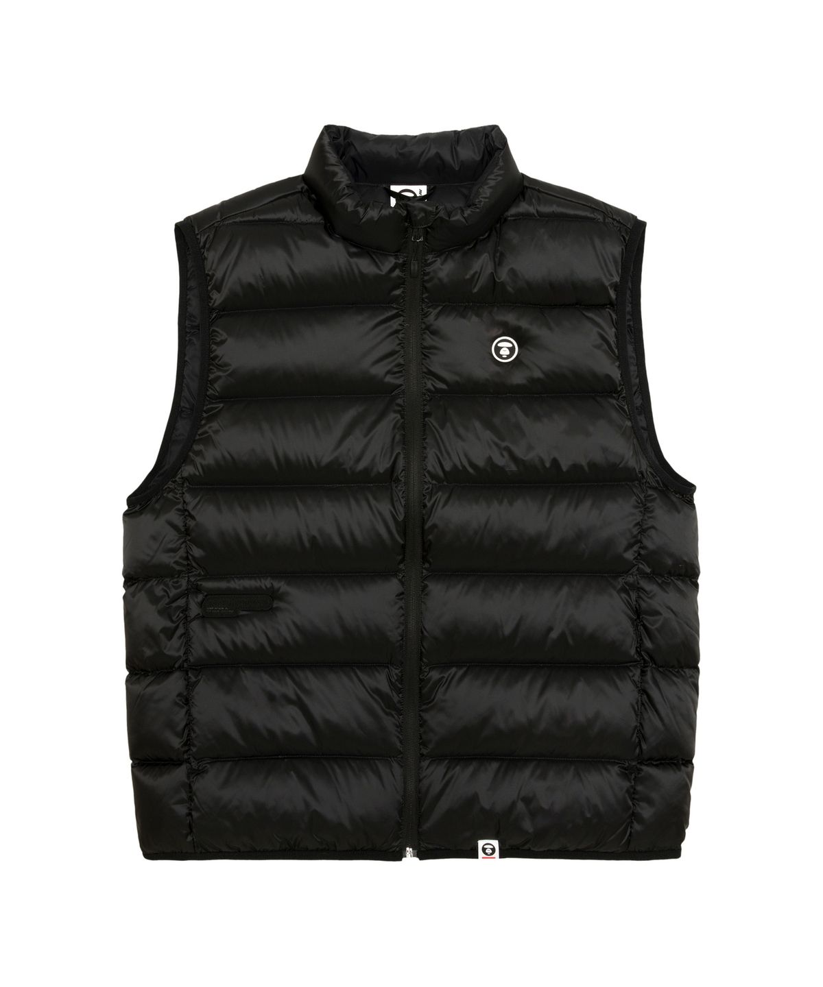 에이프(AAPE) AAPENOW 라운드로고 베이직 패딩 베스트 / AAPDNM7719XXPBKX