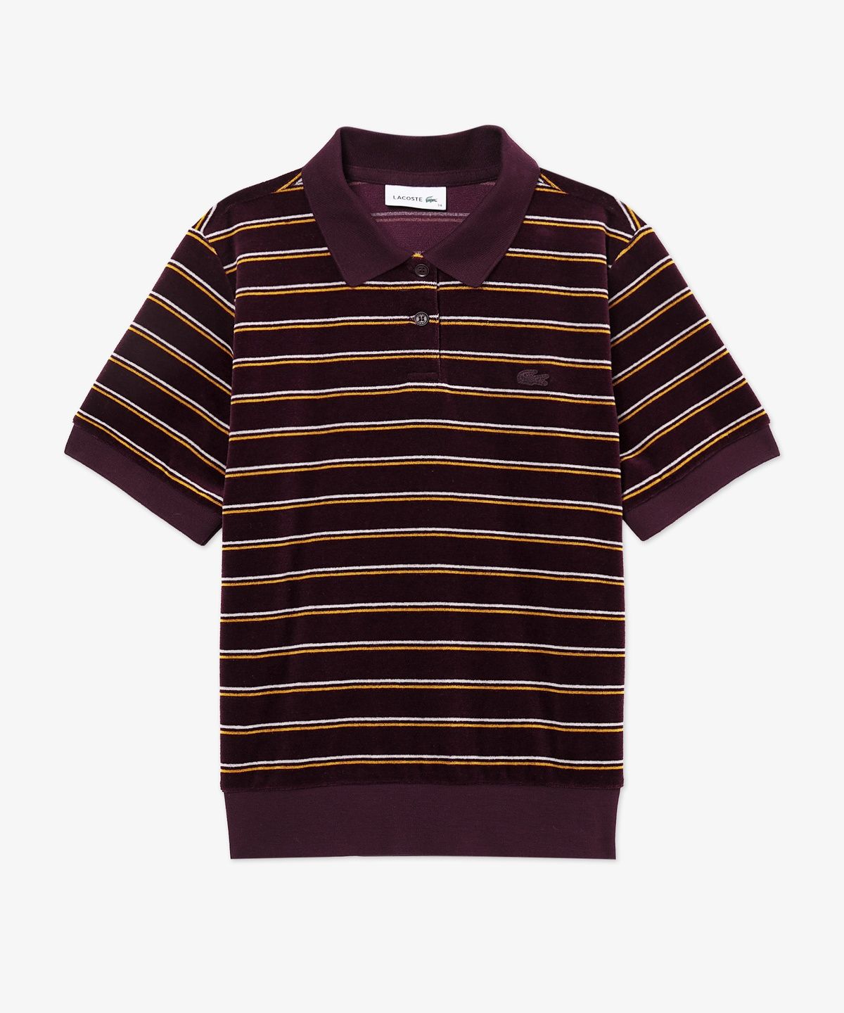 라코스테(LACOSTE) 여성 벨벳 반팔 폴로셔츠 PF920E-56N 3KE