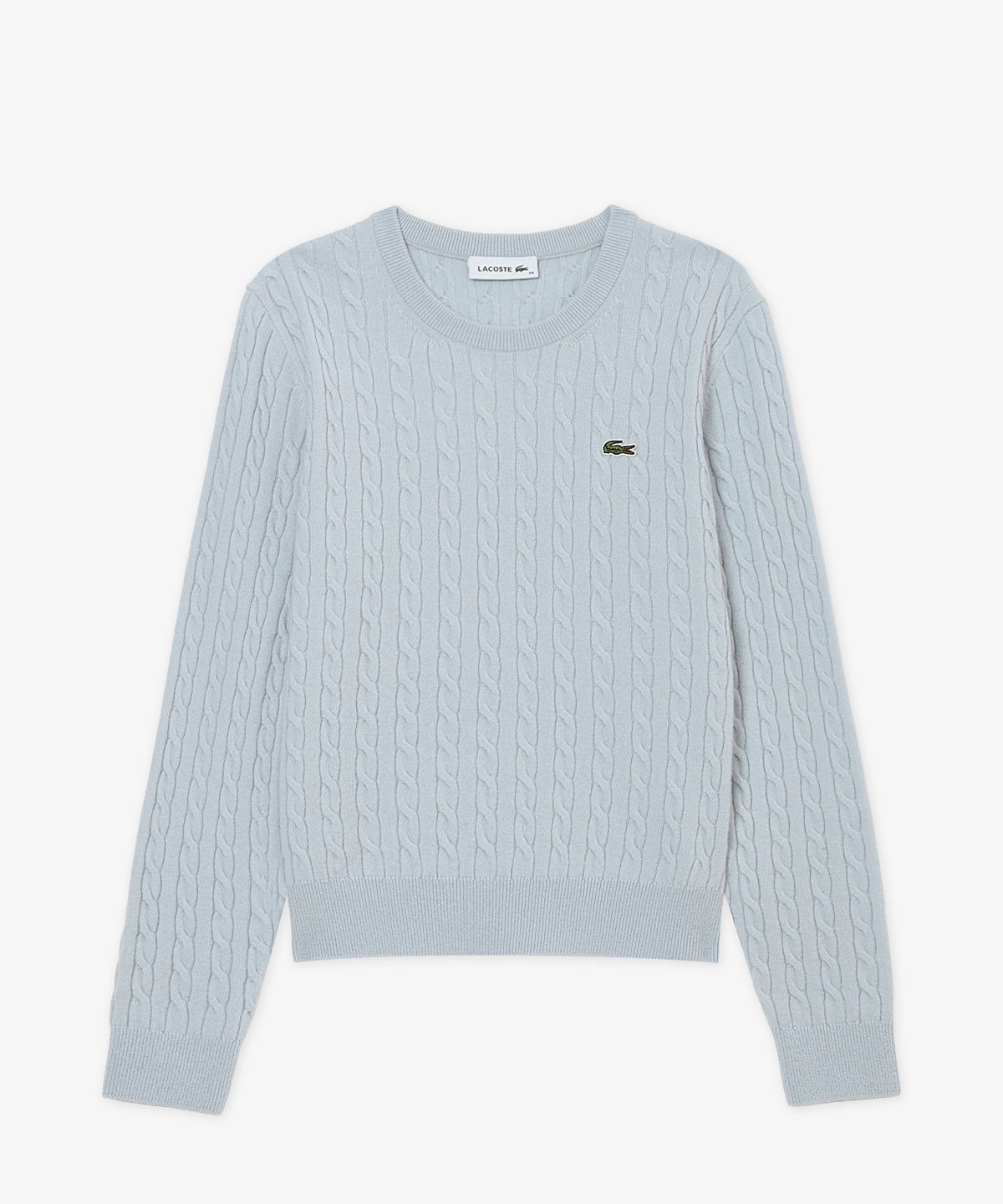 라코스테(LACOSTE) 여성 케이블 크루넥 스웨터 AF183E-56N T01