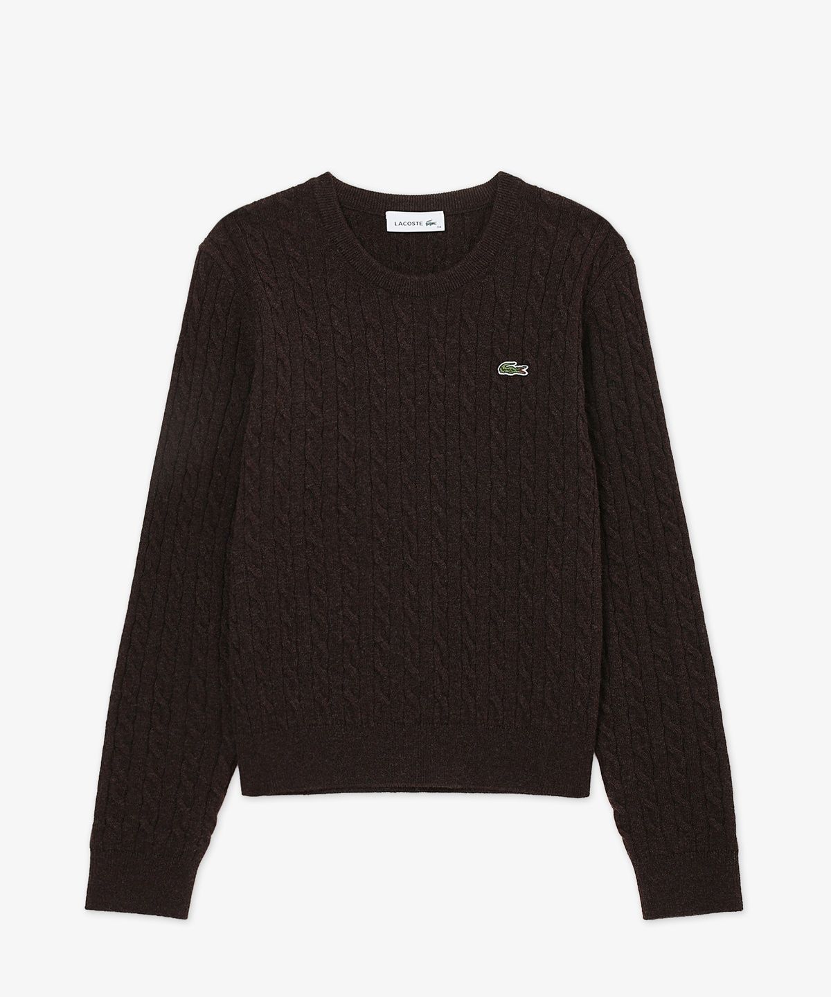 라코스테(LACOSTE) 여성 케이블 크루넥 스웨터 AF183E-56N DPD