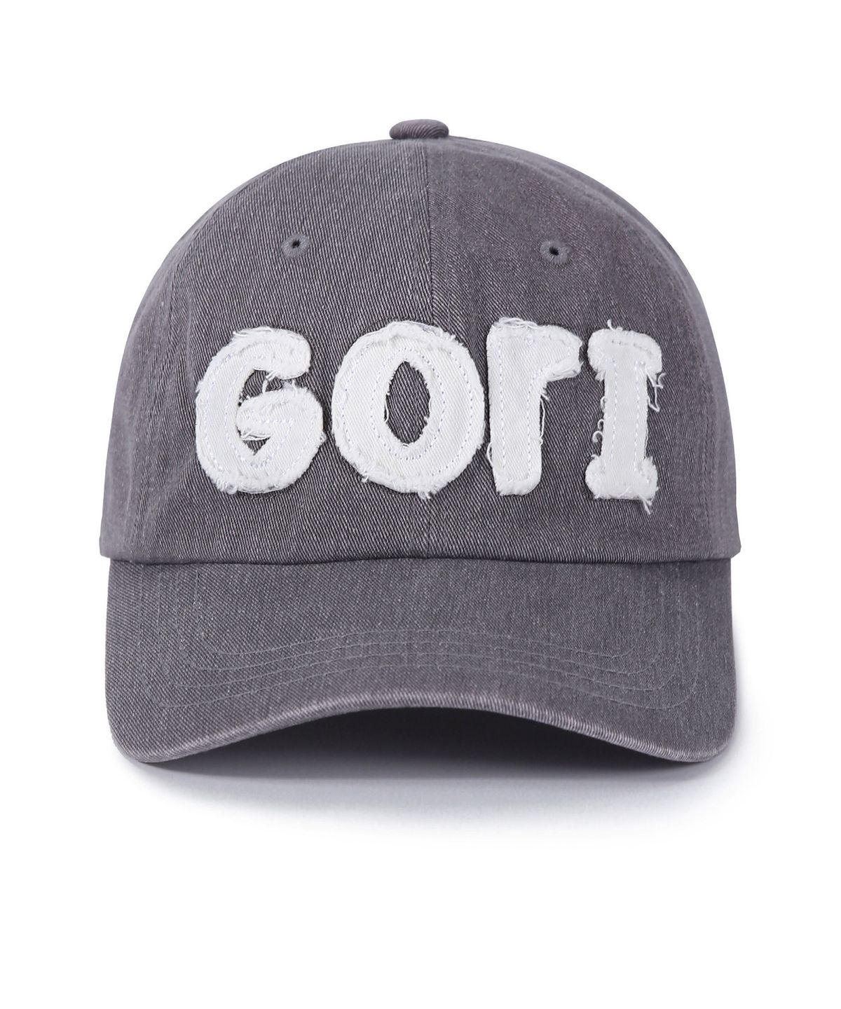 고리(GORI) Twill Washed Logo Ballcap (grey)