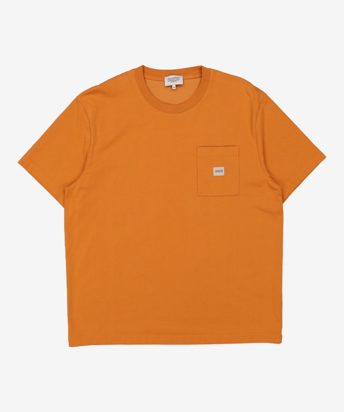 브롬톤 런던(BROMPTON LONDON) BASIC HALF SLEEVE T-SHIRT - ORANGE (P252UTS431) XXL