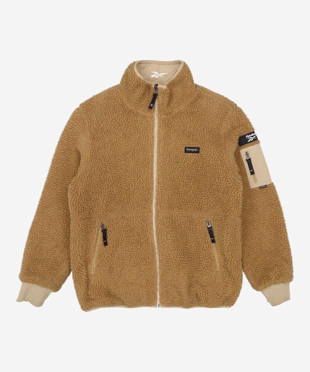리복(REEBOK) [리복X커버낫] 리버시블 보아 자켓 - 베이지 / DX7089 L