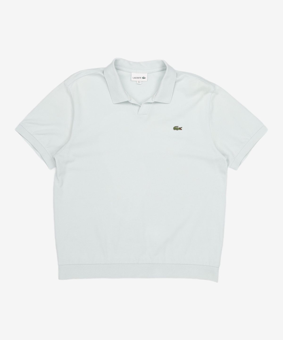 라코스테(LACOSTE) 남성 오픈카라 솔리드 폴로 [민트] 4