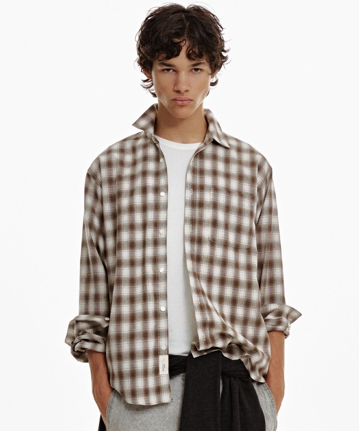가든익스프레스(GARDEN EXPRESS) Comfort Check Shirt (brown)