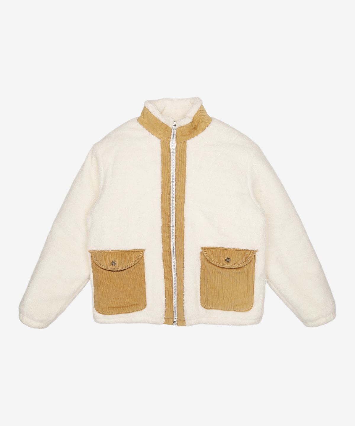 프리즘웍스(FRIZMWORKS) HEAVY FLEECE GRIZZLY JACKET 002 _ IVORY XL