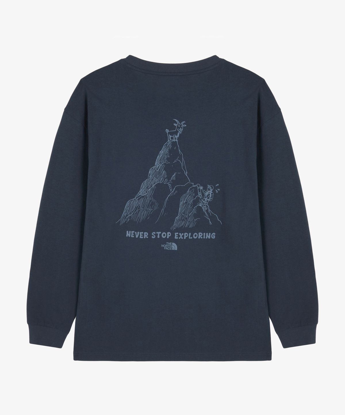노스페이스(THE NORTH FACE) NT7TS51B 남성 데이클라임 긴팔 티 DUSK BLUE