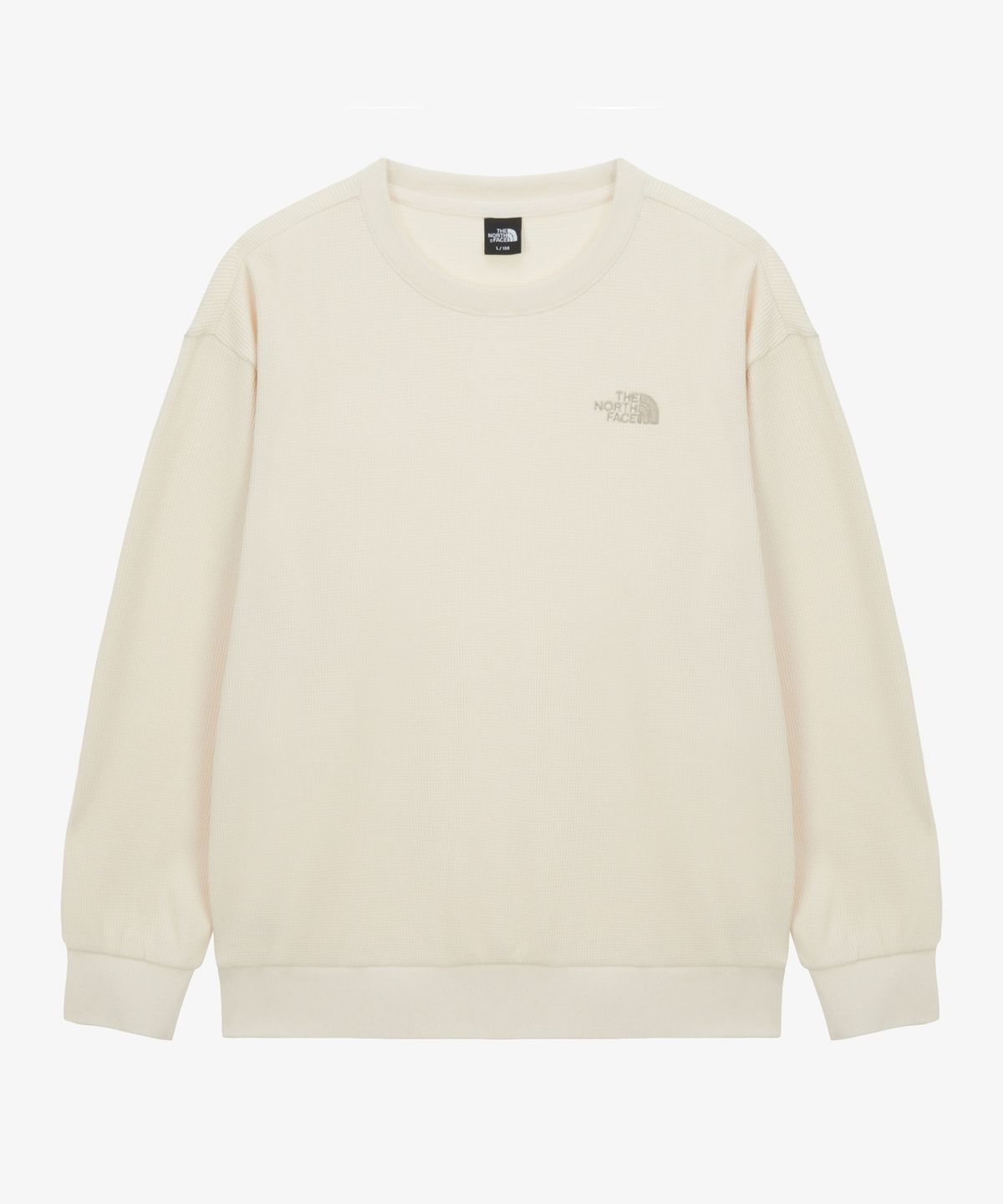 노스페이스(THE NORTH FACE) NT7TS54A 남성 소프트그리드 긴팔 티 VANILLA