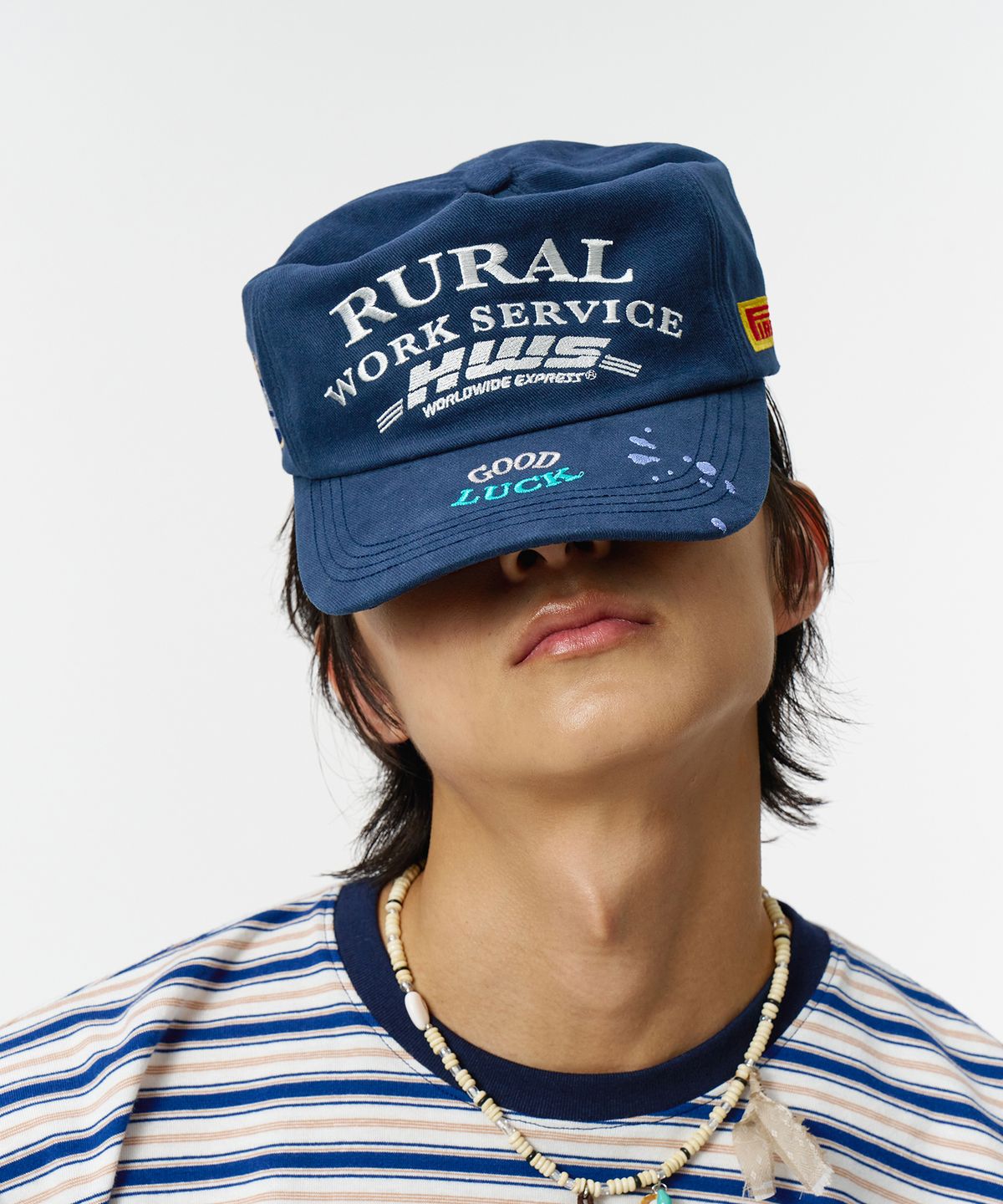 홍우성(HONGWOOSUNG) Rural Trucker Hat_Navy