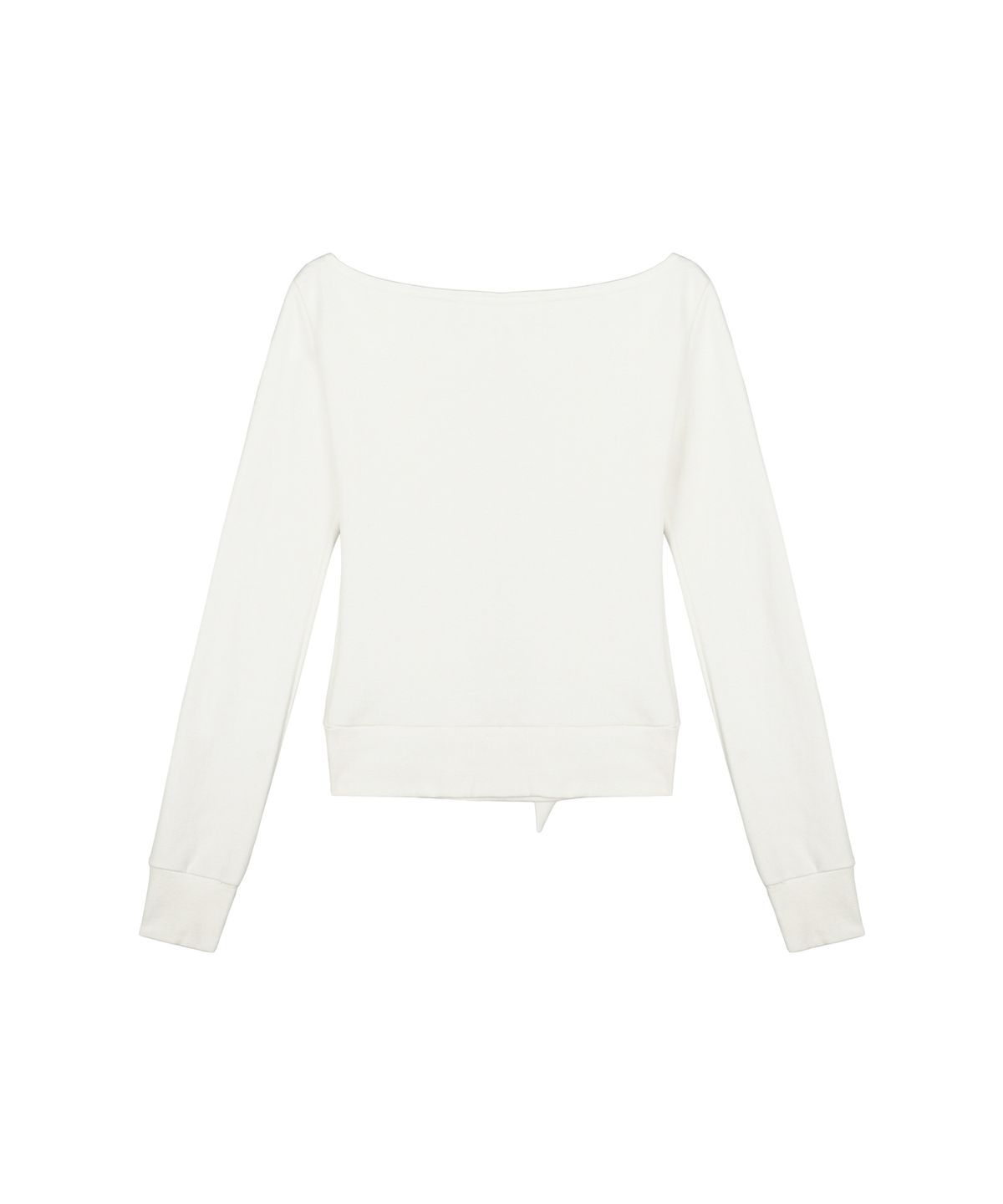 아야즈앤세이(AYASNSEY) BOWIEE OFF-SHOULDER STRAP SLIM TOP (WHITE IVORY)