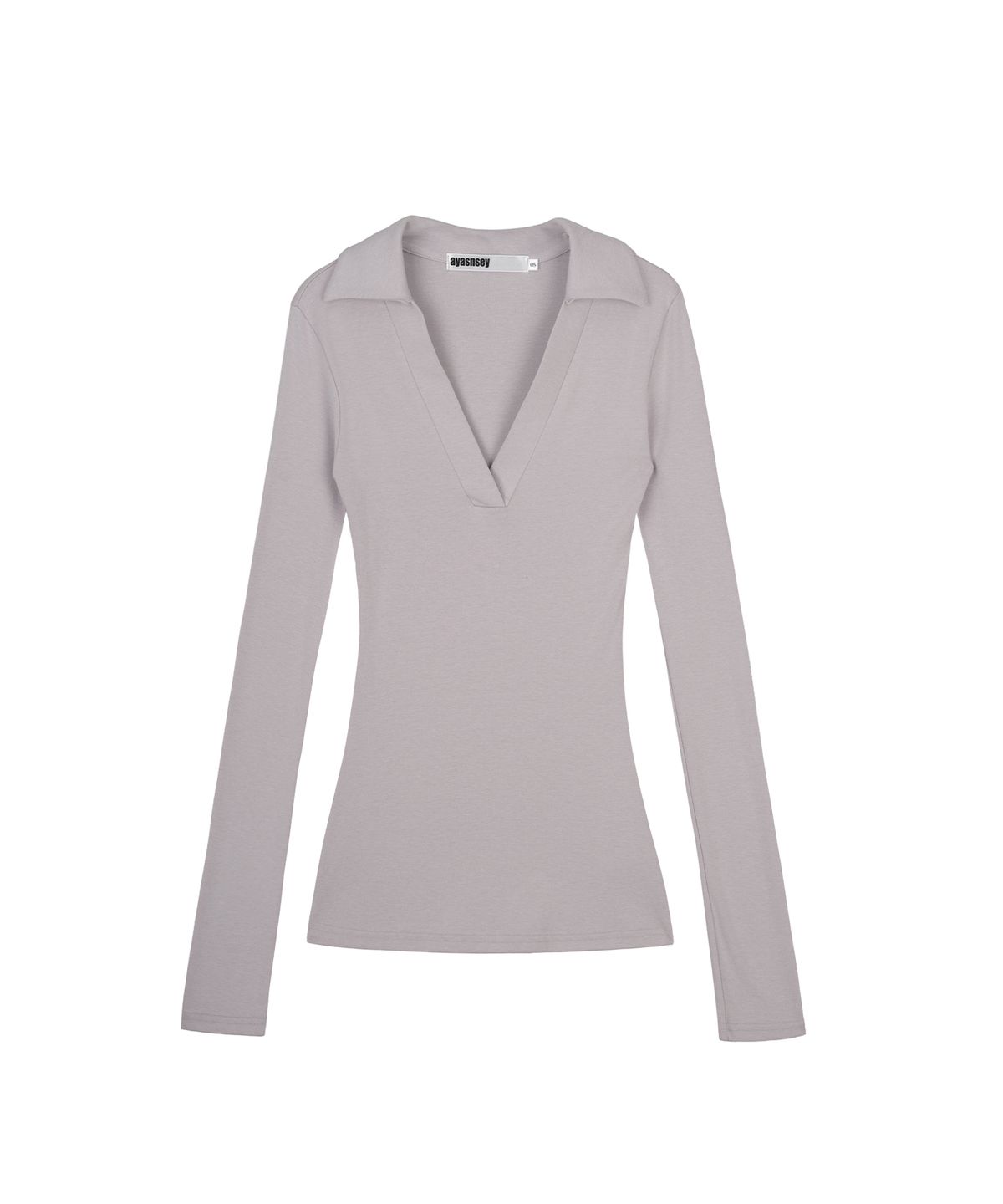 아야즈앤세이(AYASNSEY) NUA COLLAR SLIM TOP (LAVENDER)