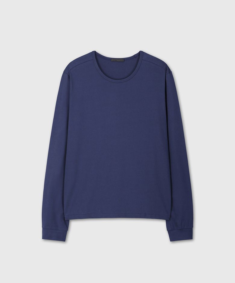 [DIVEIN X 무민서] LAYERING LONG SLEEVE T-SHIRTS (NAVY)