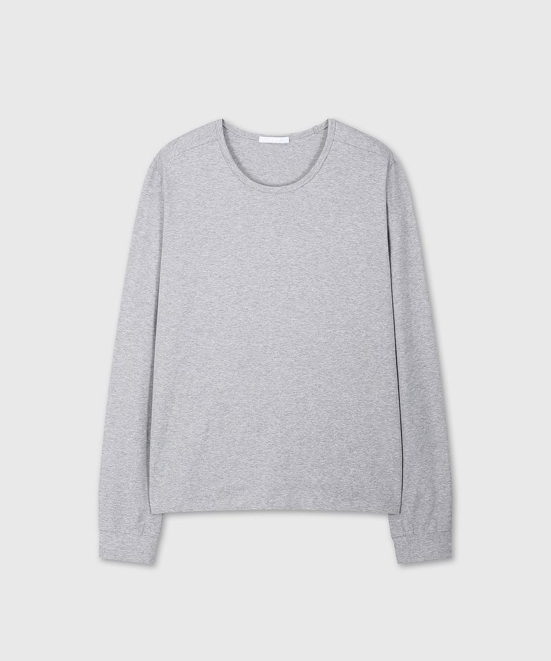 [DIVEIN X 무민서] LAYERING LONG SLEEVE T-SHIRTS (MELANGE GRAY)