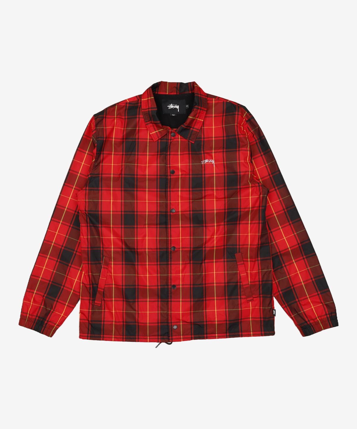 스투시(STUSSY) 스투시 115353 CRUIZE COACH JACKET-RED PLAID XXL