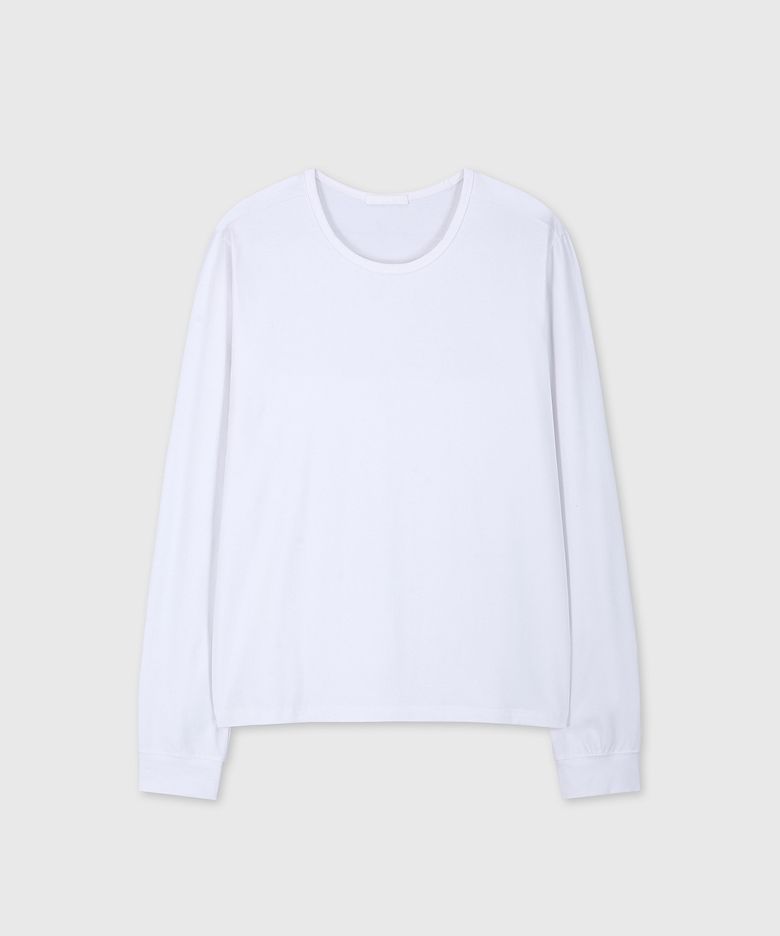 [DIVEIN X 무민서] LAYERING LONG SLEEVE T-SHIRTS (WHITE)