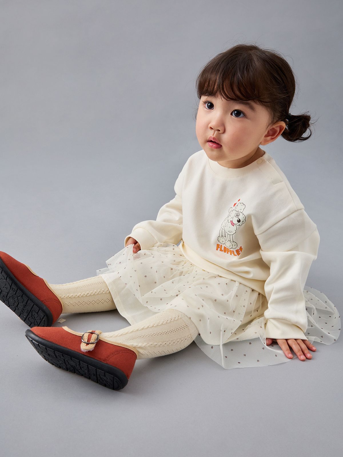 탑텐 키즈(TOPTEN KIDS) 여아 [월레스와그로밋] 유아 니트 원피스_MOG3OO2392
