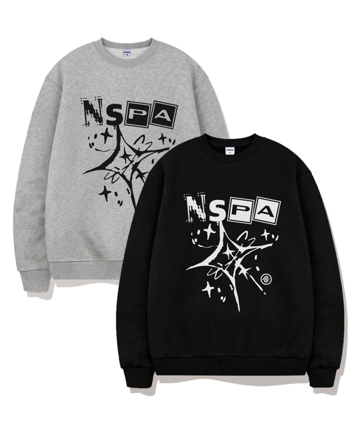 네스파 스튜디오(NESPA STUDIO) 블라스트 오버핏 맨투맨 티셔츠 5 Color [NSPM_6005]