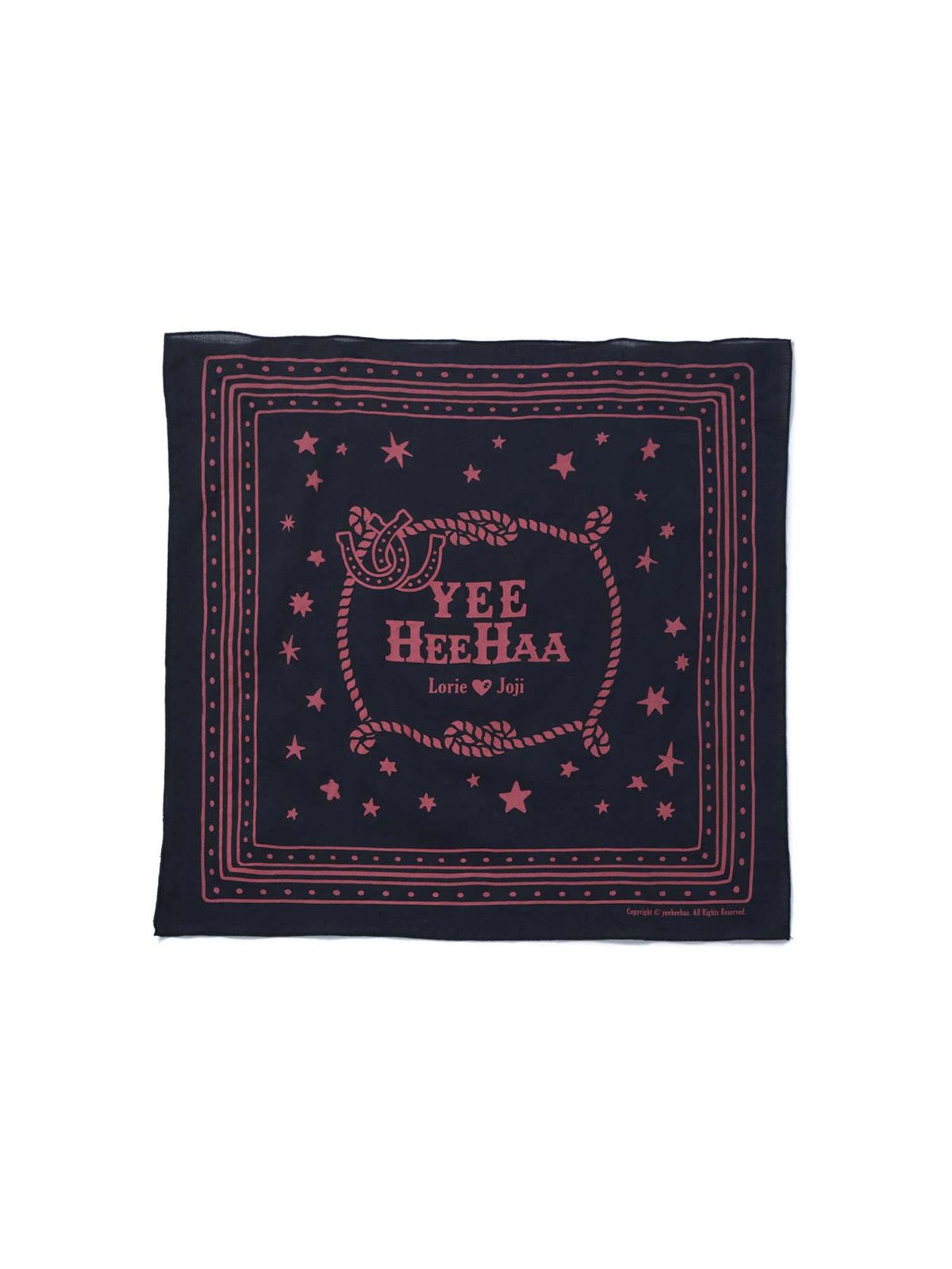 이히하(YEEHEEHAA) YHH rope scarf (NV)