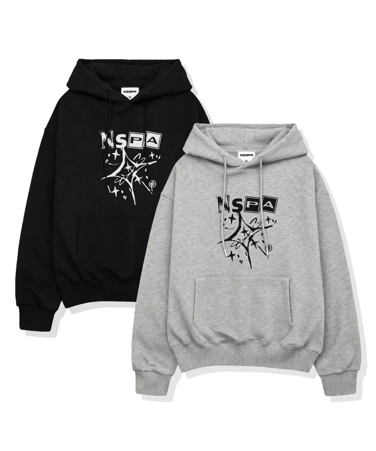 네스파 스튜디오(NESPA STUDIO) 블라스트 오버핏 후드티셔츠 5 Color [NSPI_6007]