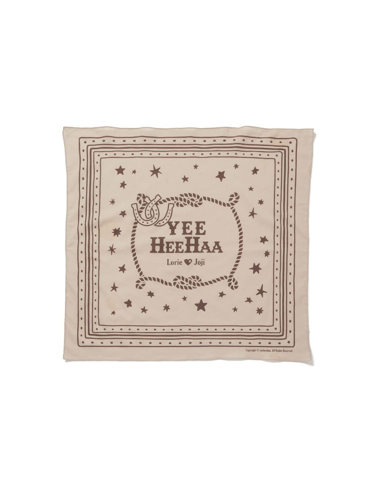 이히하(YEEHEEHAA) YHH rope scarf (BG)