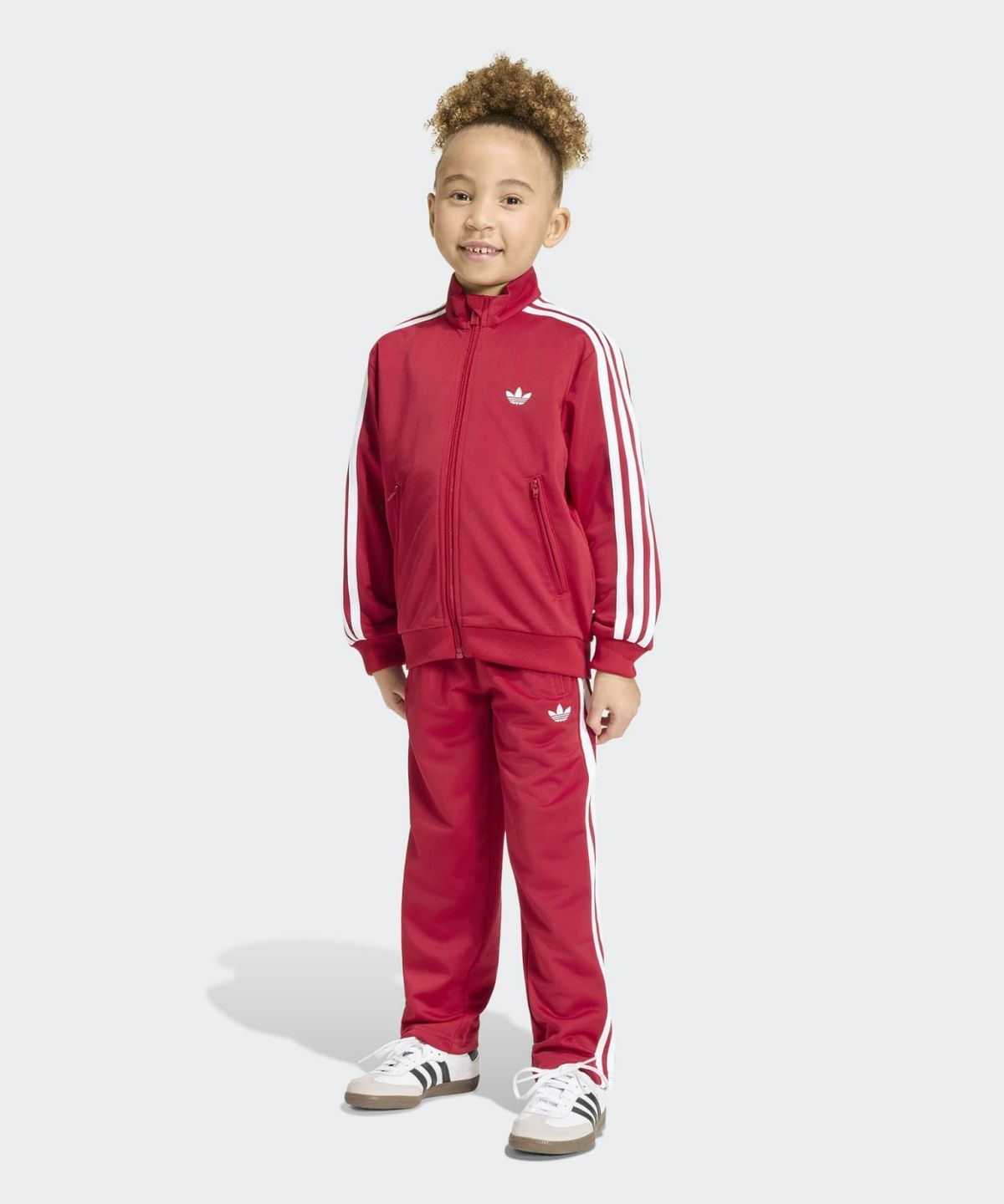 아디다스 키즈(ADIDAS KIDS) 파이어버드 트랙 수트 키즈 - 레드 / HZ6593