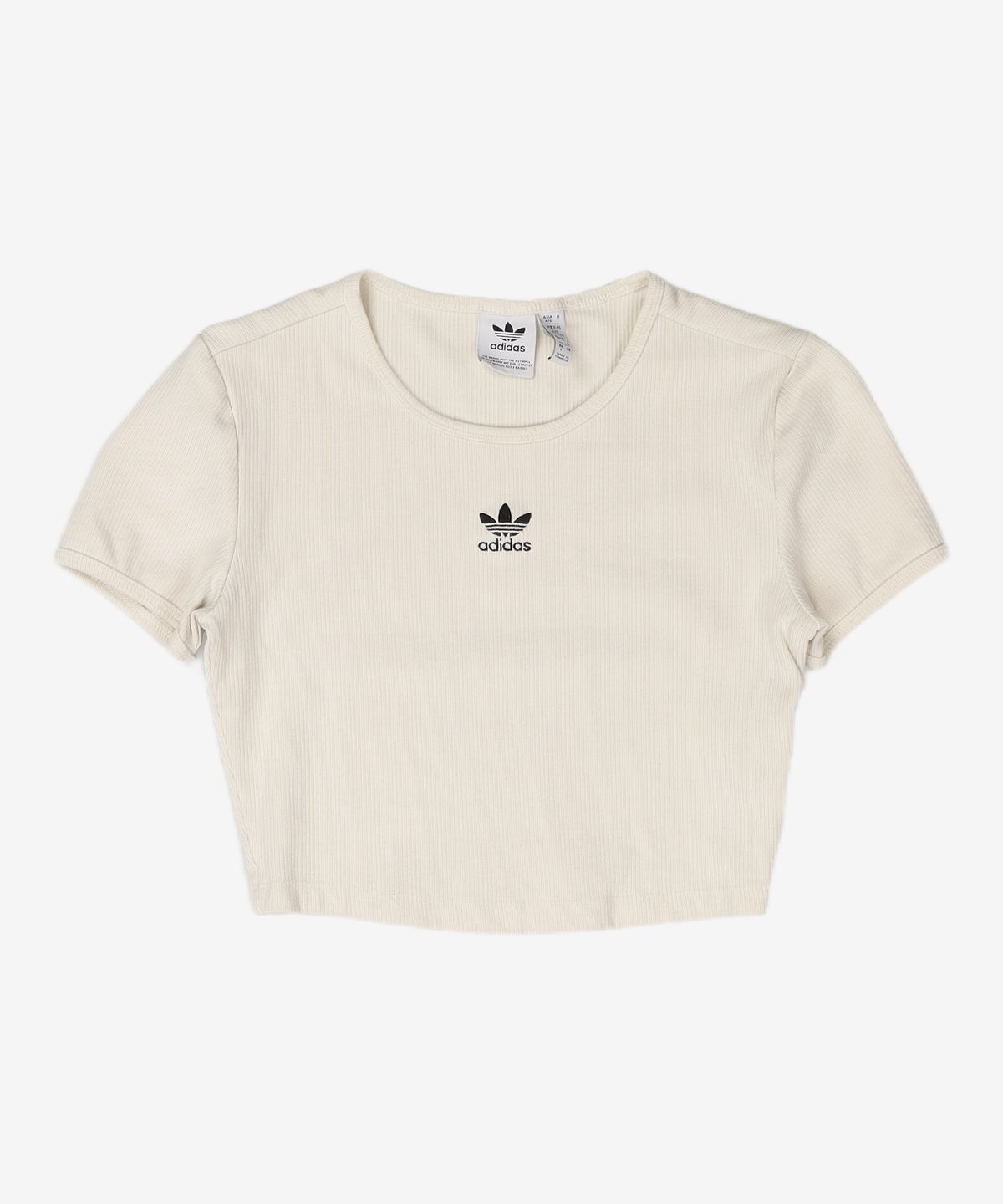 아디다스(ADIDAS) 립 크롭 티 - 화이트 / IJ7804 S