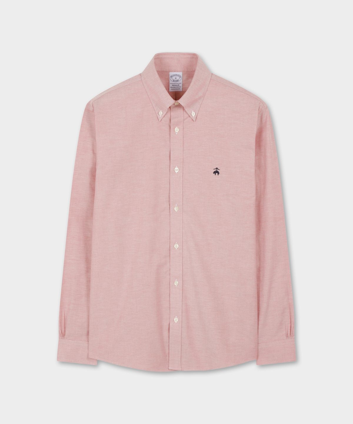 브룩스 브라더스(BROOKS BROTHERS) 논아이론 옥스포드 솔리드 셔츠 (레드) (BBTHMMG305)