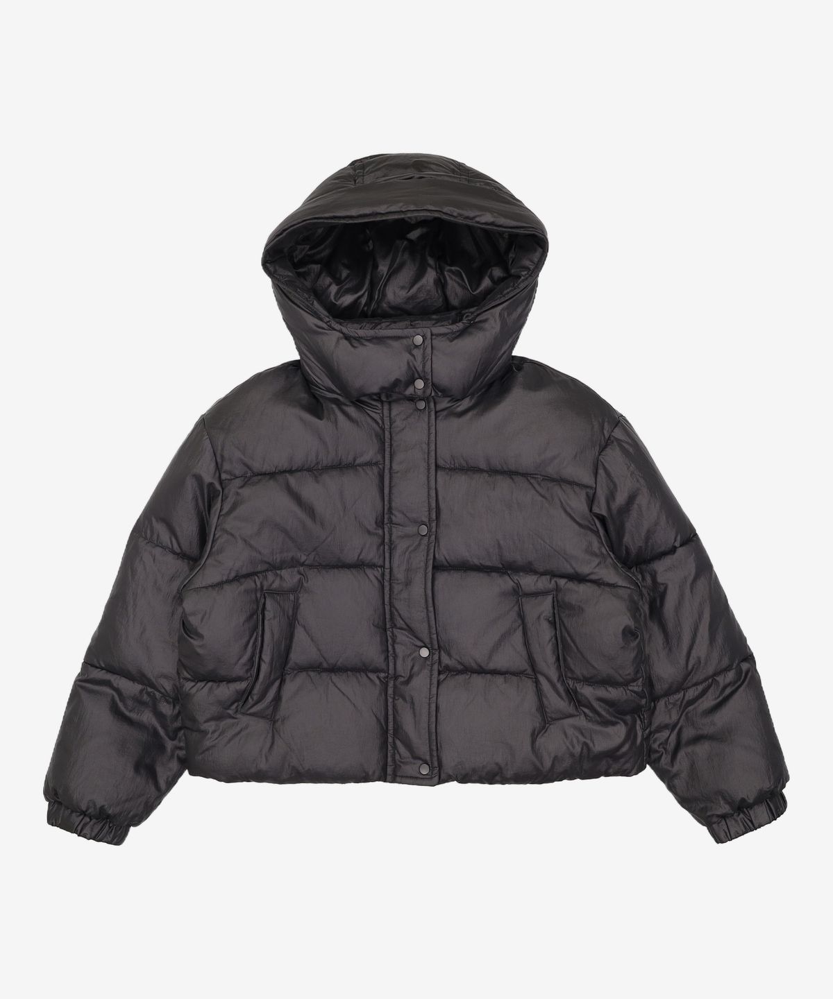 미쏘(MIXXO) 후드 크롭 패딩_MIWJPDV02C L