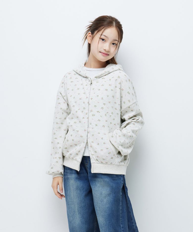 틴즈 여아 와플 후드집업_101(14580-134-603-69)
