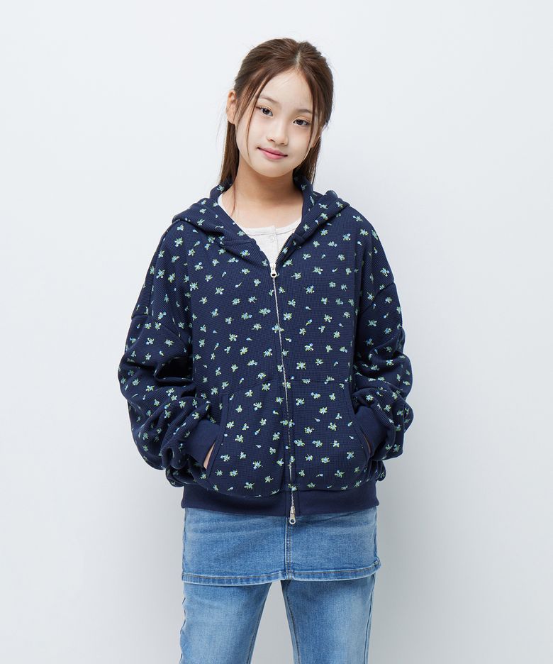 틴즈 여아 와플 후드집업_277(14580-134-603-69)