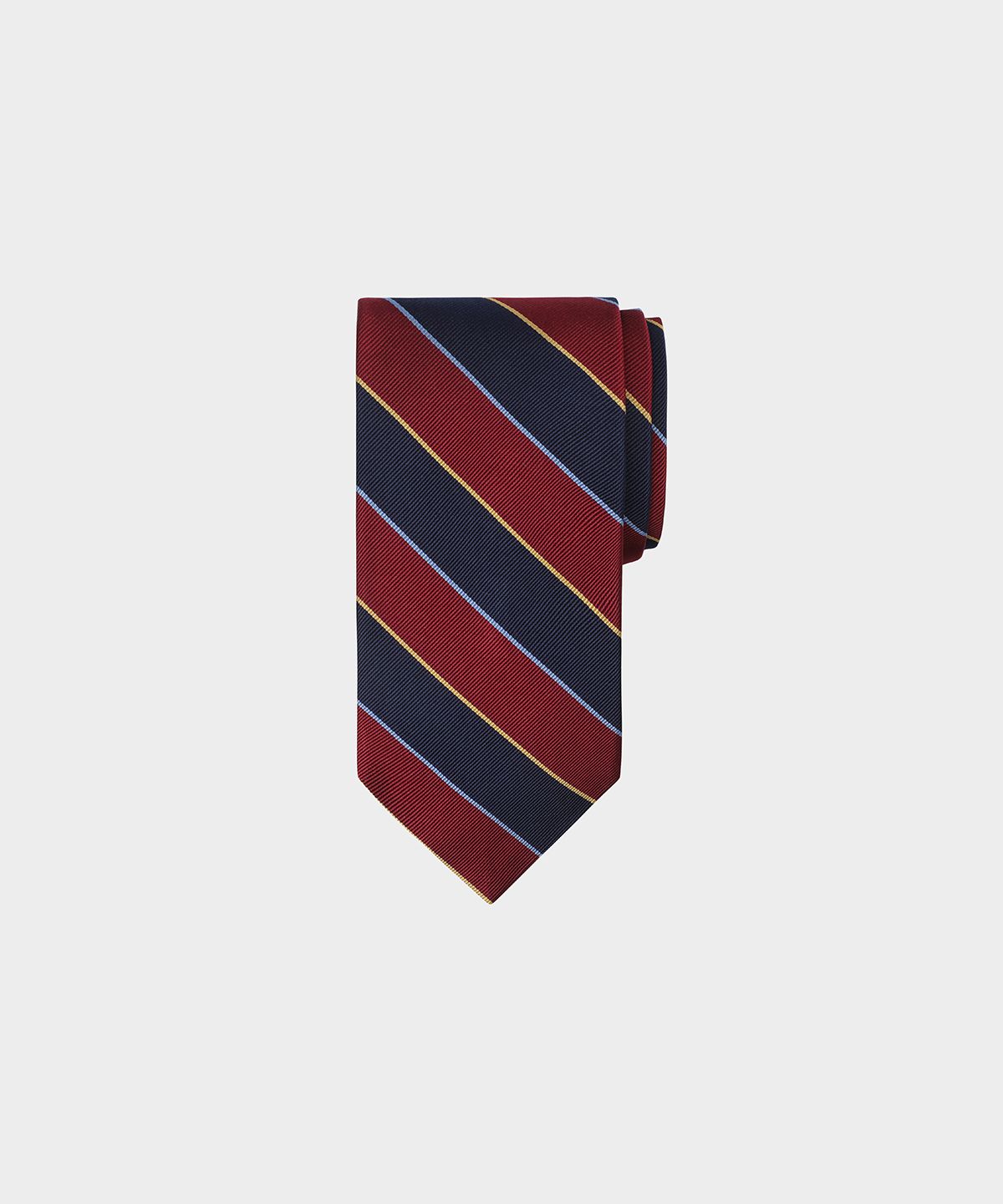브룩스 브라더스(BROOKS BROTHERS) 스트라이프 렙 타이 (버건디) (BBATMNZ501)