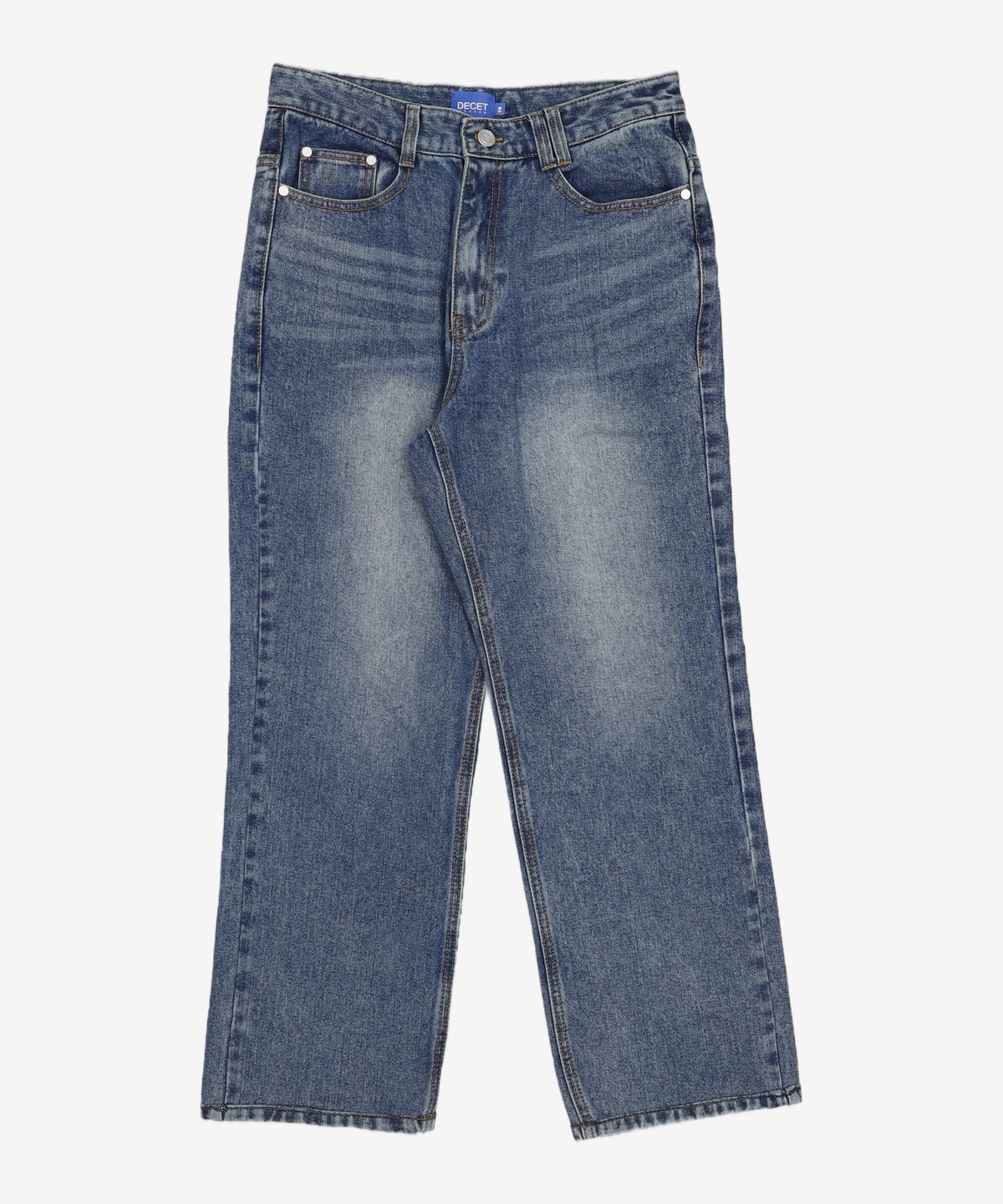 데케트(DECET) Dawn Semi Wide Jeans DCPT002LaserBlue 28