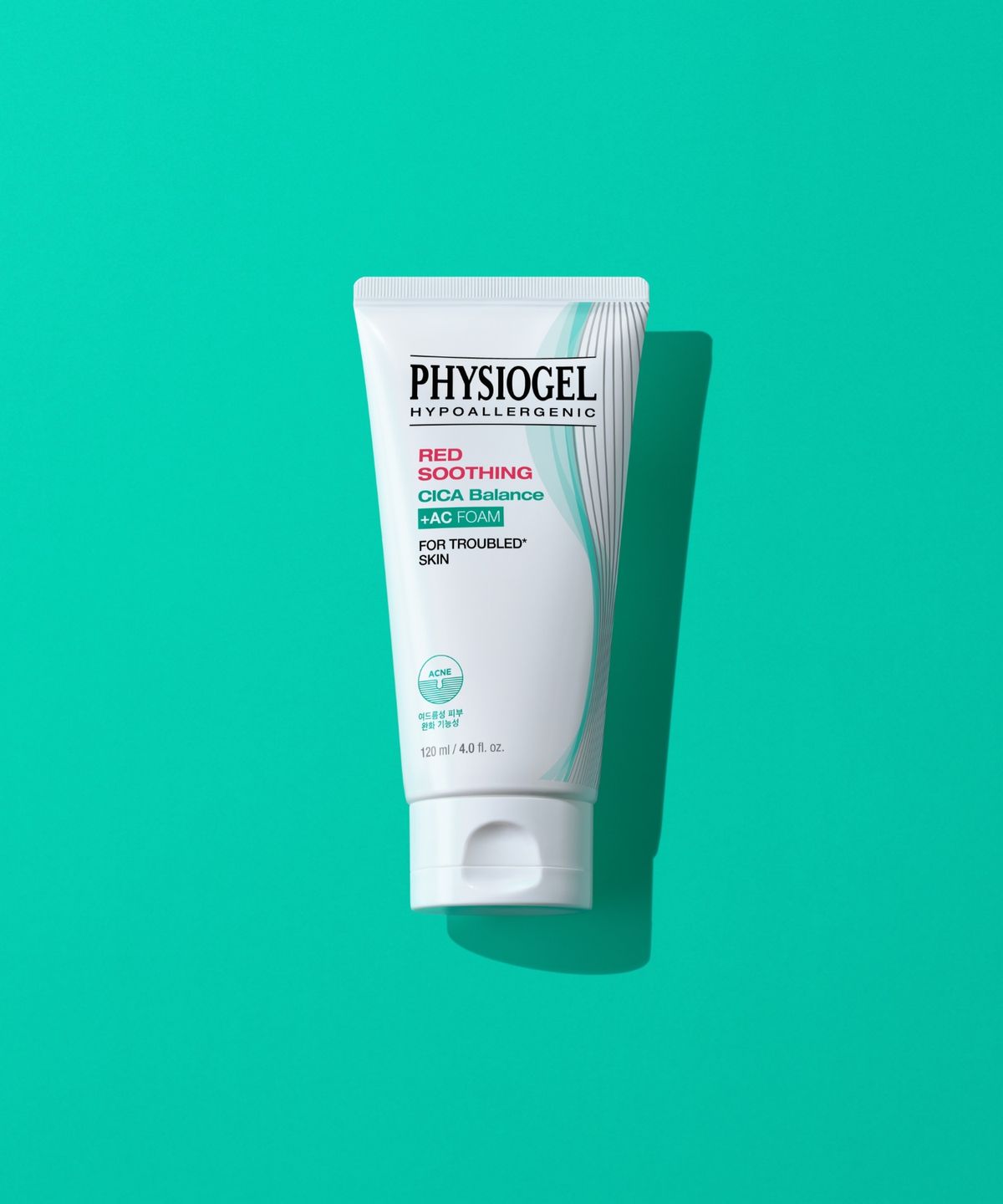 피지오겔(PHYSIOGEL) 피지오겔 레드수딩 시카밸런스 AC 폼클렌저 120mL