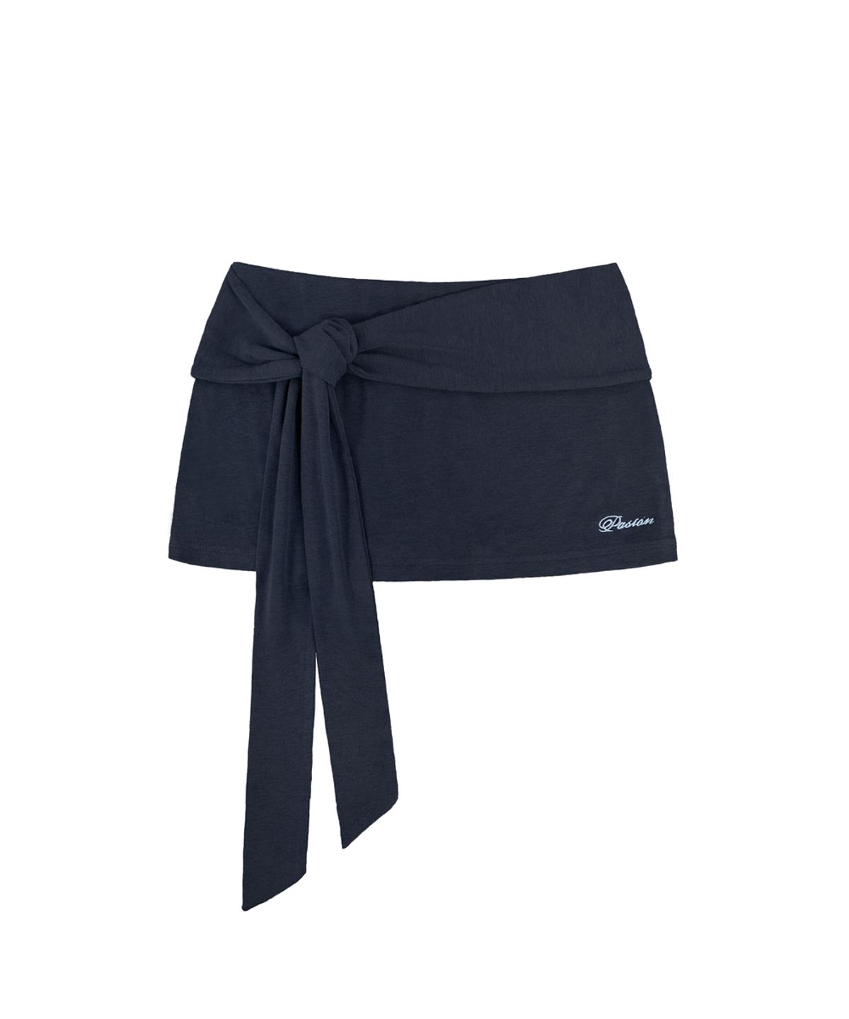 파시온(PASION) 콜레트 슬림 글램 미니 스커트_네이비 Colette Slim Glam Mini Skirt_Navy