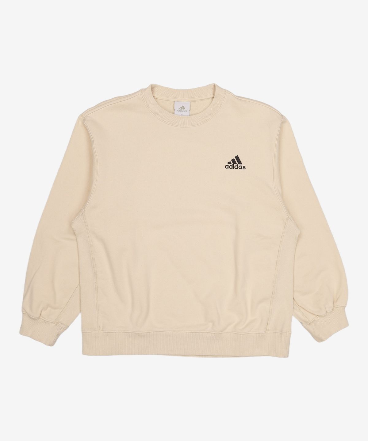 아디다스(ADIDAS) 릴랙스 오버사이즈 크루넥 - 베이지 / CM1408 M