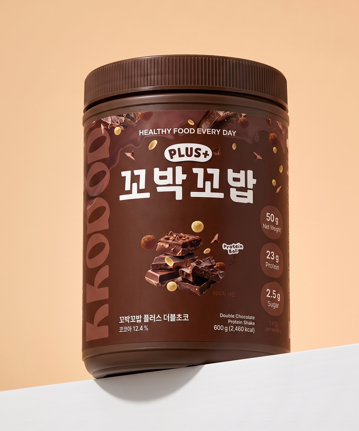 비브리브(VIVLIV) 꼬박꼬밥 플러스 대용량 단백질 쉐이크 600g 1통