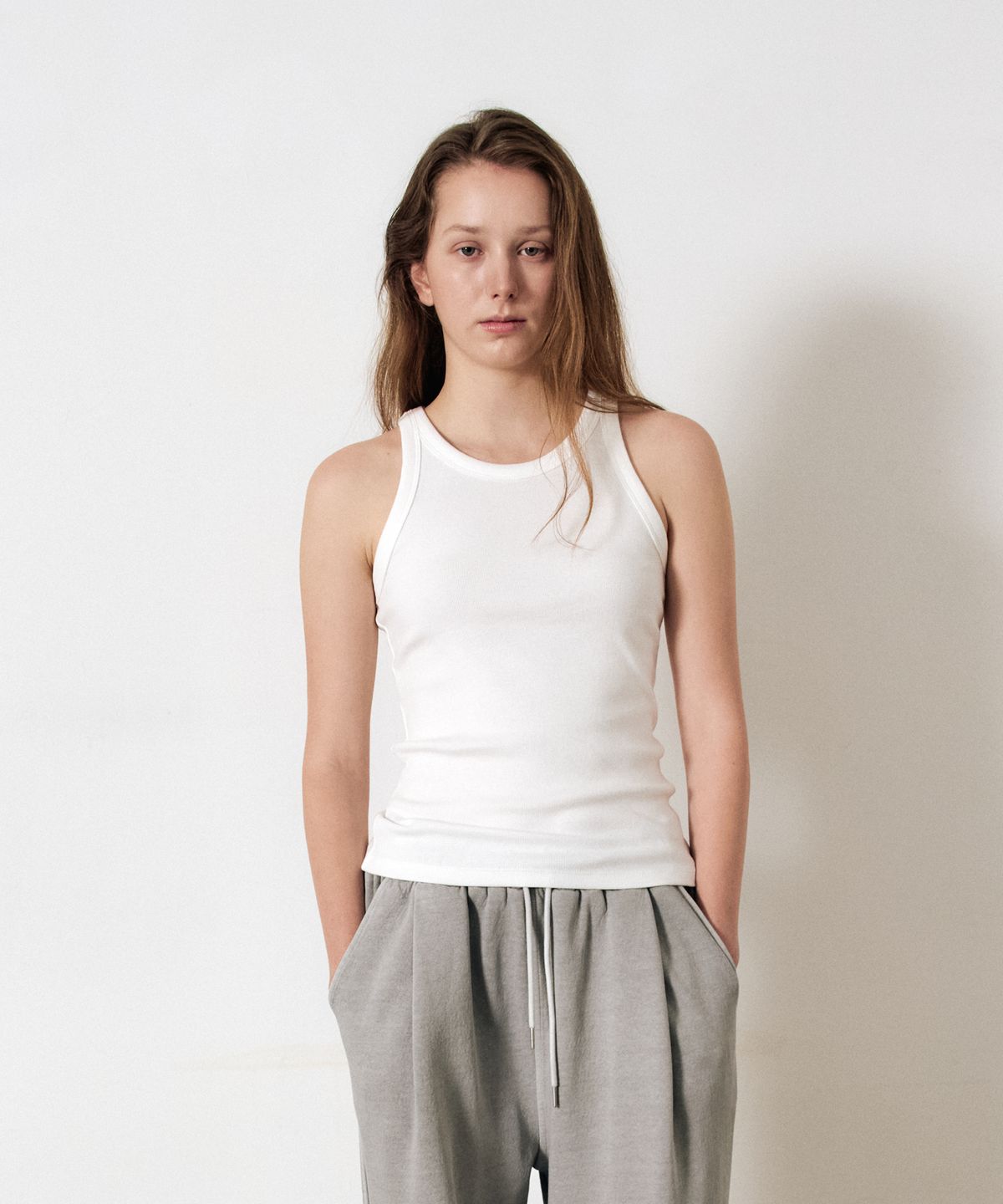 이지오 우먼(EZIO WOMEN) Benny Tank Top_White