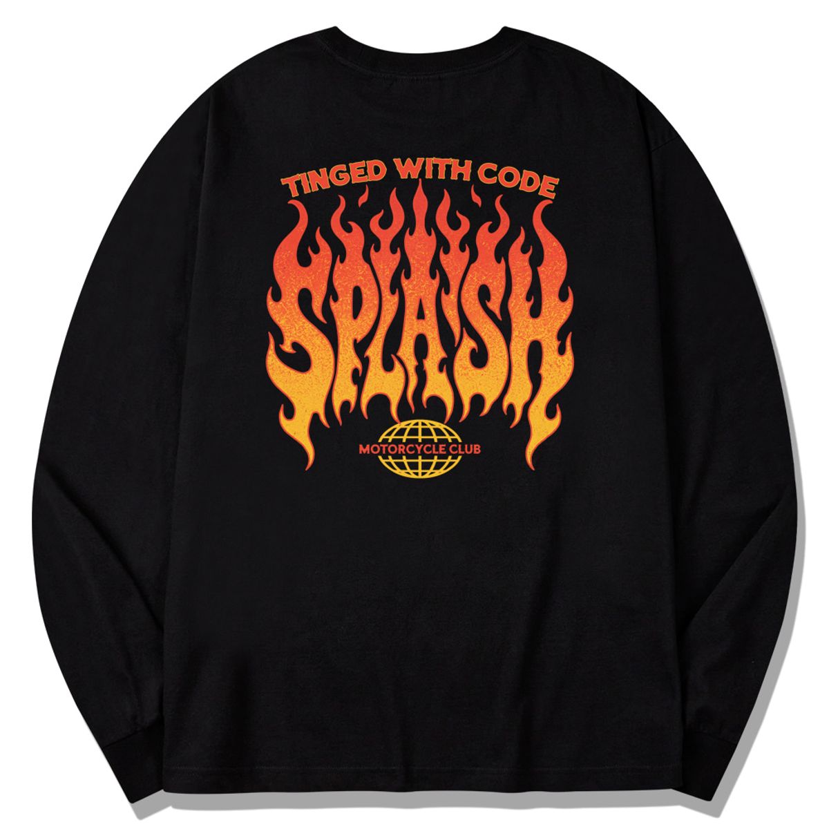스플래시코드(SPLASHCODE) 롱슬리브 블랙 - 모터사이클 클럽(Motorcycle Club)