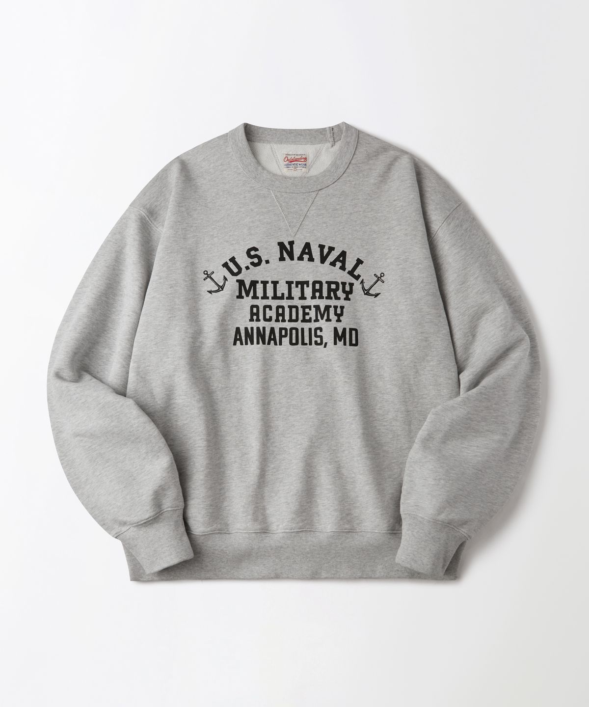 아웃스탠딩(OUTSTANDING) MIL SWEAT(U.S. NAVAL)_3%MELANGE GRAY
