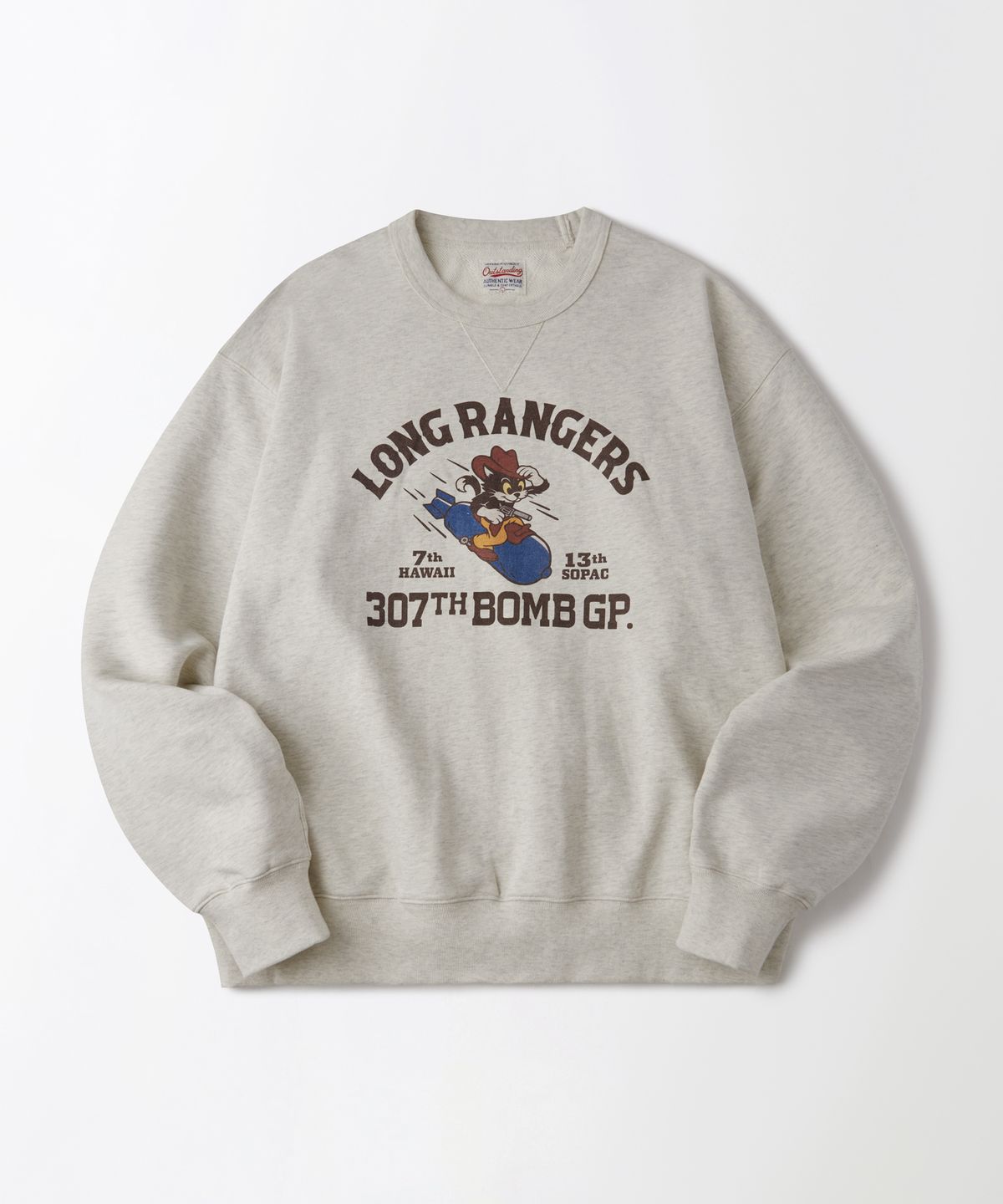 아웃스탠딩(OUTSTANDING) MIL SWEAT(LONG RANGERS)_1%OATMEAL