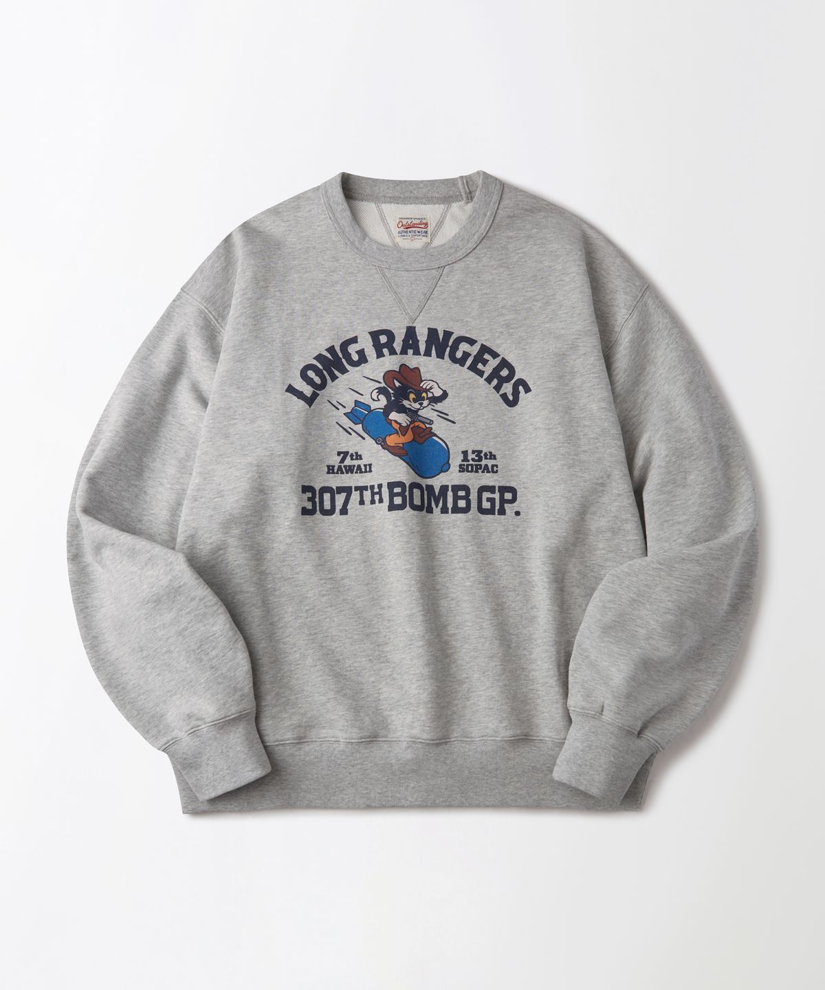 아웃스탠딩(OUTSTANDING) MIL SWEAT(LONG RANGERS)_3%MELANGE GRAY