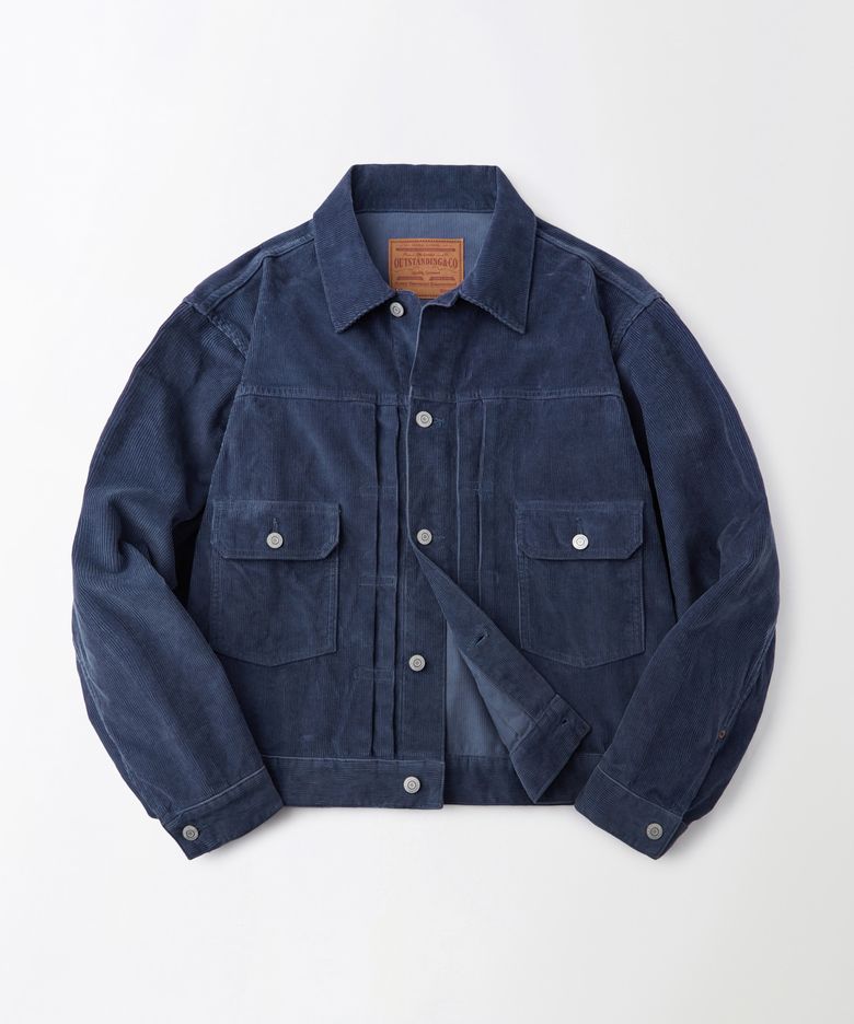 CORDUROY 2ND JACKET_WASHED NAVY