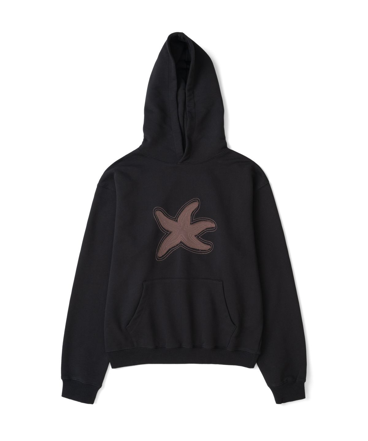 더콜디스트모먼트(THECOLDESTMOMENT) TCM starfish contour hoodie (black)