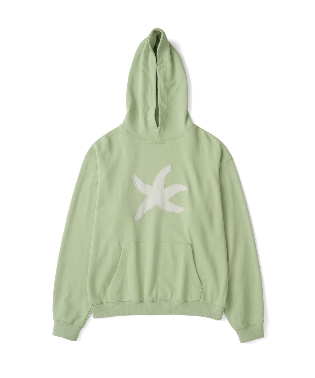 더콜디스트모먼트(THECOLDESTMOMENT) TCM starfish zigzag hoodie (green)