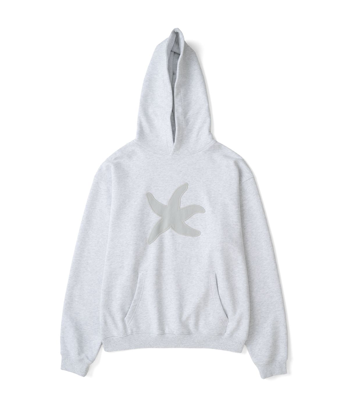 더콜디스트모먼트(THECOLDESTMOMENT) TCM starfish zigzag hoodie (light heather grey)
