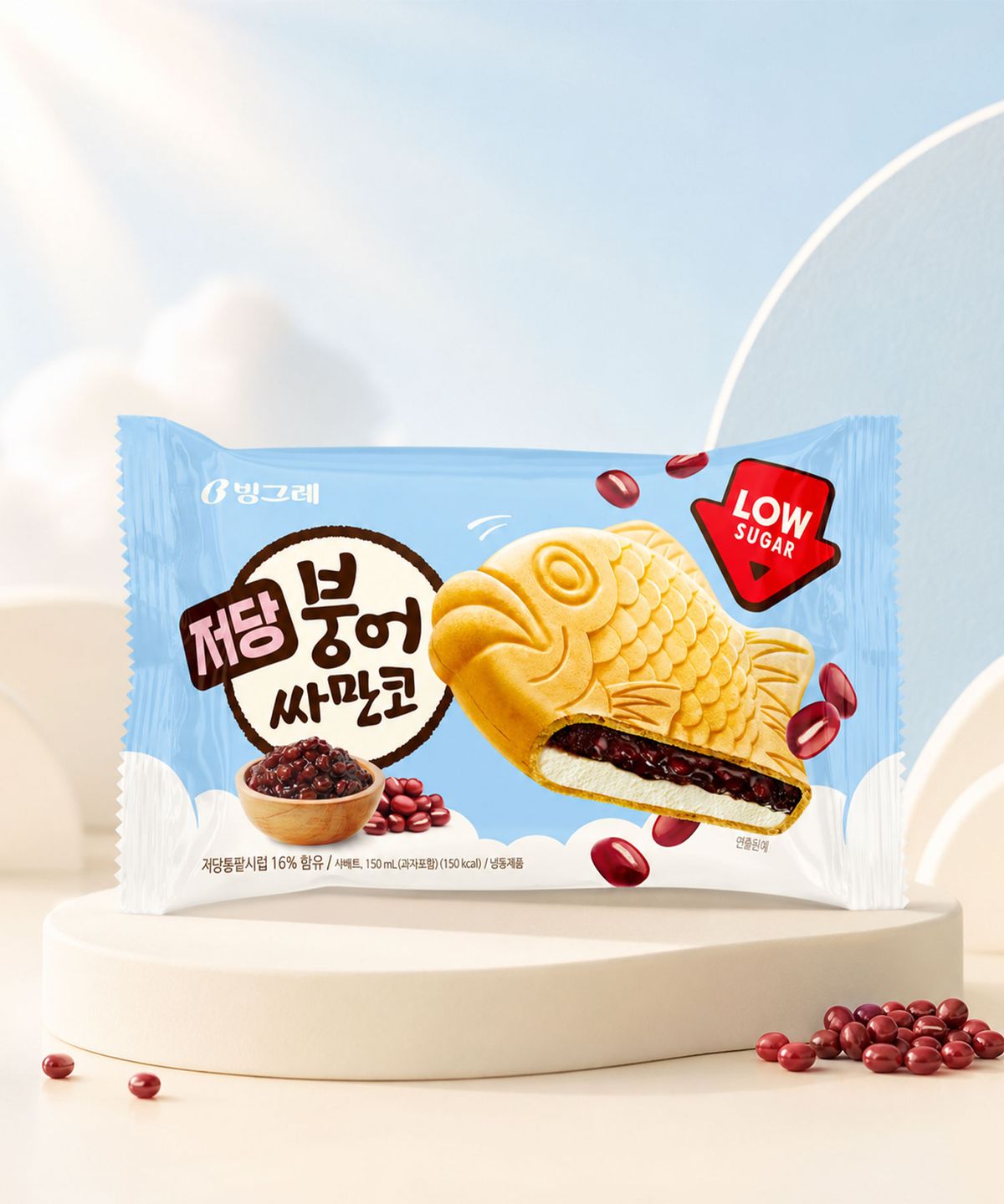 빙그레(BINGGRAE) 붕어싸만코 12개  저당 아이스크림