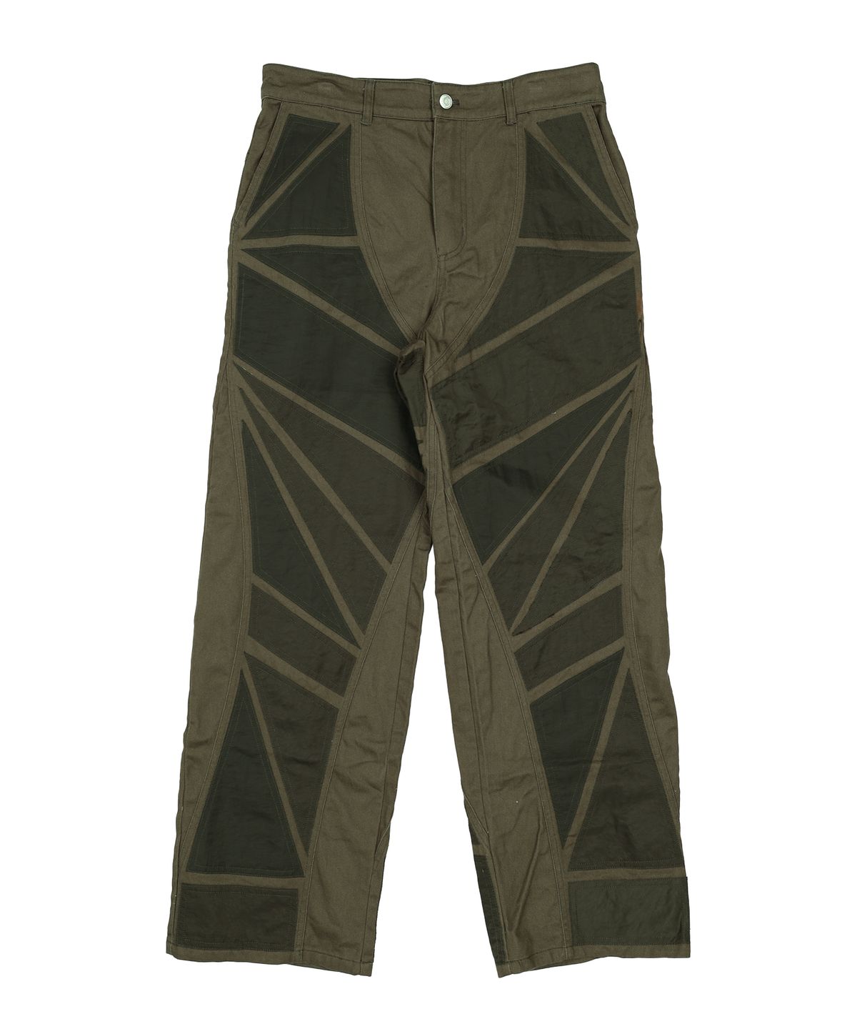 노매뉴얼(NOMANUAL) O.F PATCHED PANTS - KHAKI 86L